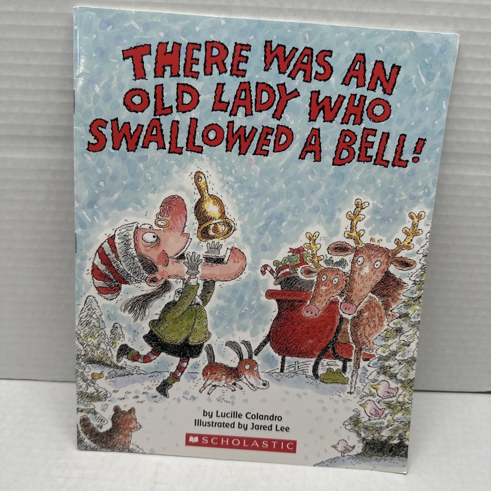 There Was an Old Lady Who Swallowed a - Paperback, by Lucille Colandro - Good